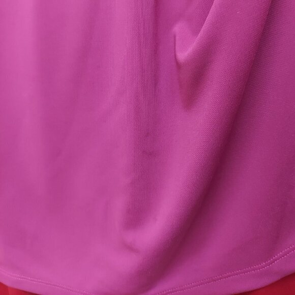Narciso Rodriguez for Design Nation Pink and Red Dress with Black Sash - Picture 8 of 15